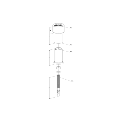 Locinox GATESTOP Poortstop met stootrubber hek kopen