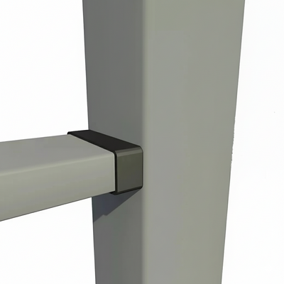 Zwischenpfosten 60x60mm komplett
