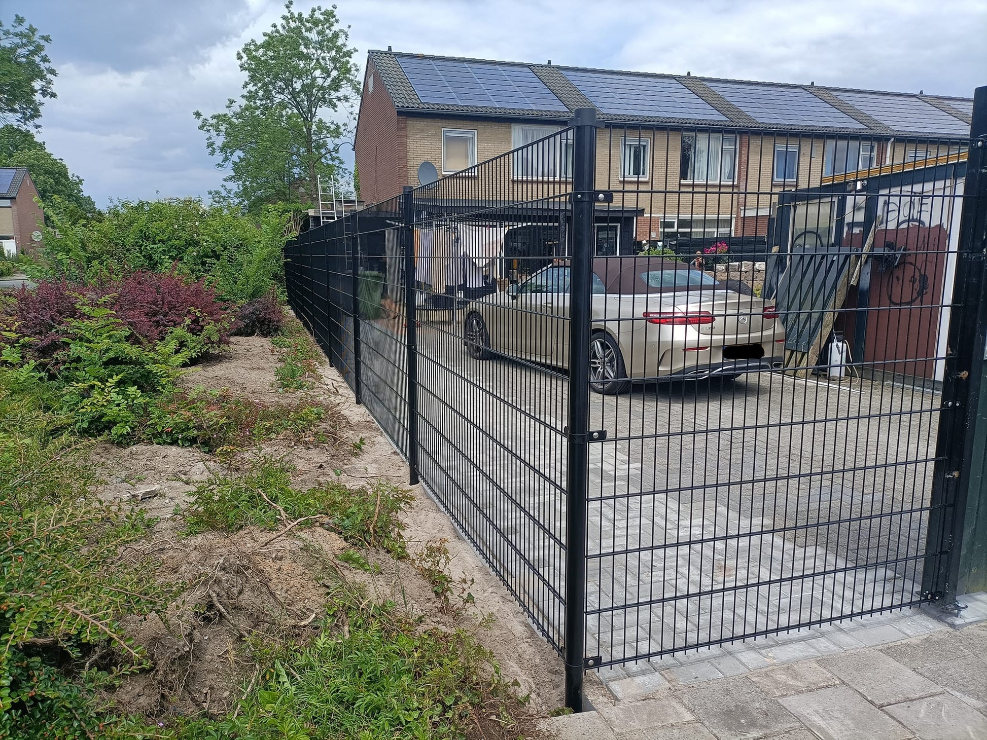 Dubbelstaafmat 6/5/6 hek kopen zwart ral 9005