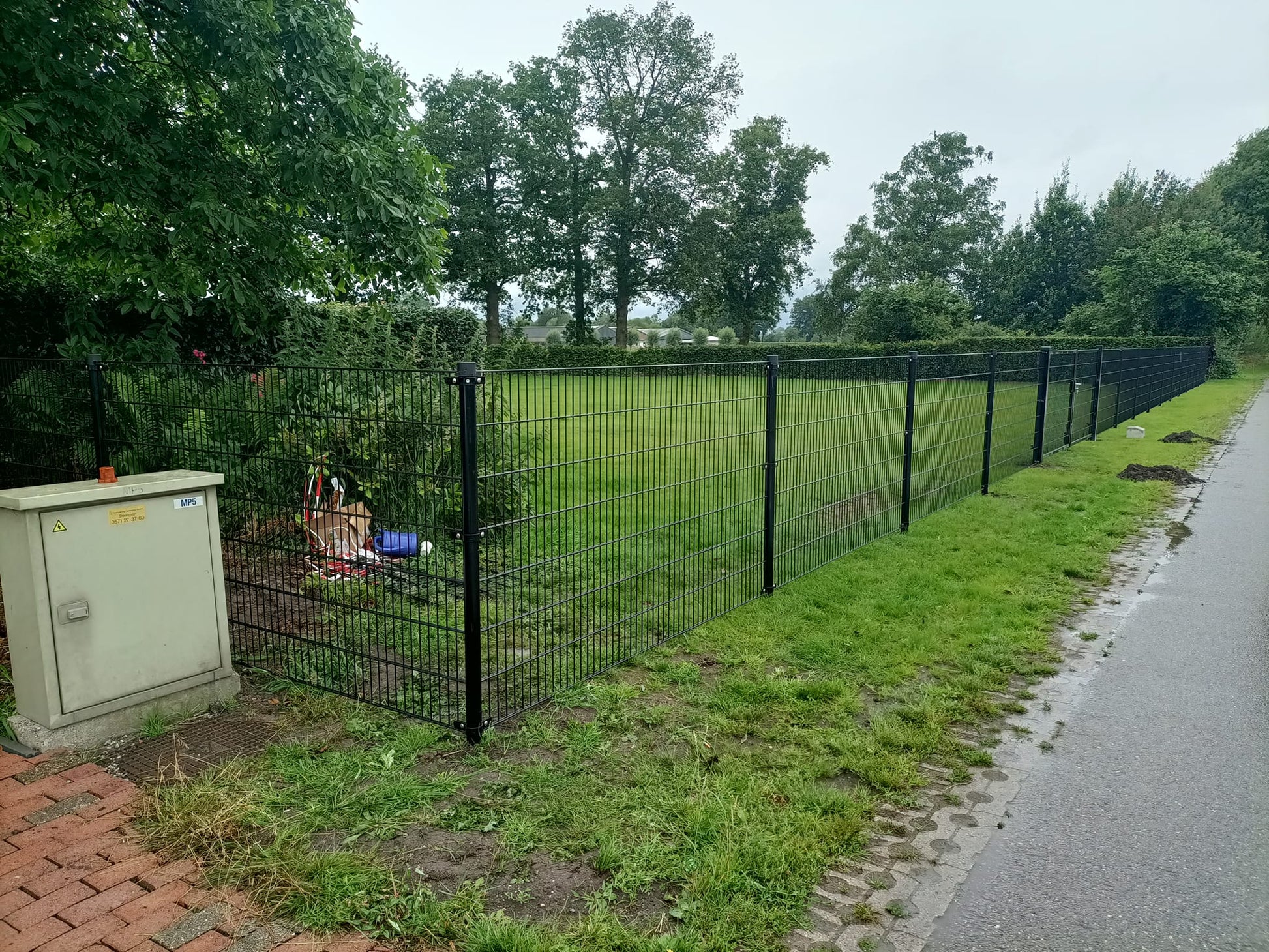 Dubbelstaafmat 6/5/6 hek kopen groen ral 6009