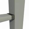 Hoekpaal 60x60mm compleet