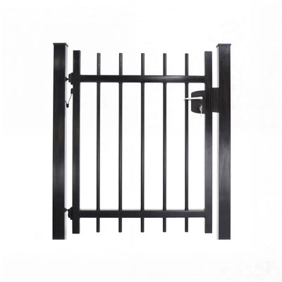 Looppoort Spijlen rond Ø25 doorgestoken - incl. slotset hek-kopen