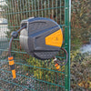 Universelle Gartenschlauchaufroller mit Pfostenhalterung