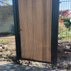 Pluteo Enkele poort met hout Ayous hek-kopen