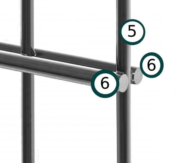 Dubbelstaafmat 6/5/6 hek kopen hekwerk