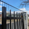 Spijlenpoort – Zwart (RAL 9005) hek-kopen